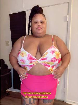 A post by @cekeyusjones on TikTok caption: #OOTD #plussize 