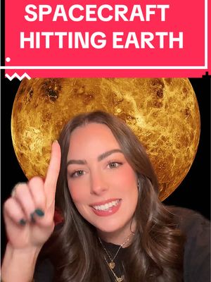 A post by @astro_alexandra on TikTok caption: An object is projected to hit Earth next week (May 7-13, 2025), and it’s very likely that it’s a spacecraft that was meant to go to Venus  ##space##astronomy##news##nasa