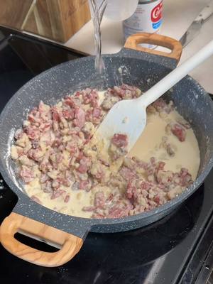 A post by @joshandmomma on TikTok caption: How did we do @Just Momma? 😂😂😅 @Josh Godfrey @Josh’s Momma #joshandmomma #joshsmom #easyrecipe #gravyrecipe #quickrecipe #familyrecipe #familydinner #family #quickdinner #easydinner 