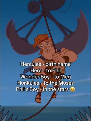 A post by @disneyanimation on TikTok caption: Our favorite Herc #nicknames  🎥: Hercules, streaming on #DisneyPlus 