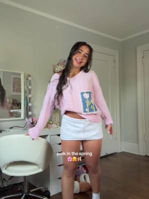 A post by @demetradias on TikTok caption: pink just makes me feel so cutesy 