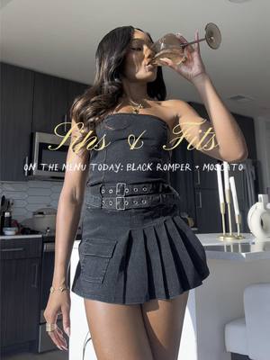 A post by @ayannaalexiss on TikTok caption: Sips & Fits = your new favorite series! ✨🍸