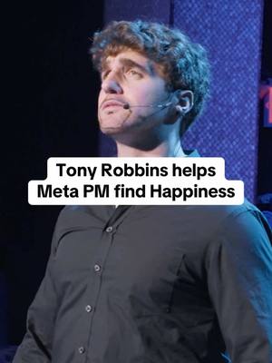 A post by @austinnasso on TikTok caption: She was already doing just fine #comedy #standup #standupcomedy #crowdwork #tonyrobbins #meta #tech #impressions #motivation #selfhelp 