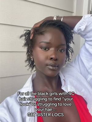 A post by @missslado on TikTok caption: You can swim, roll out of bed, wear a wig, get braids, all while having locs and in the meanwhile your hair is growing and flourishing!! #4chair #microlocs #sisterlocs #blackhair 