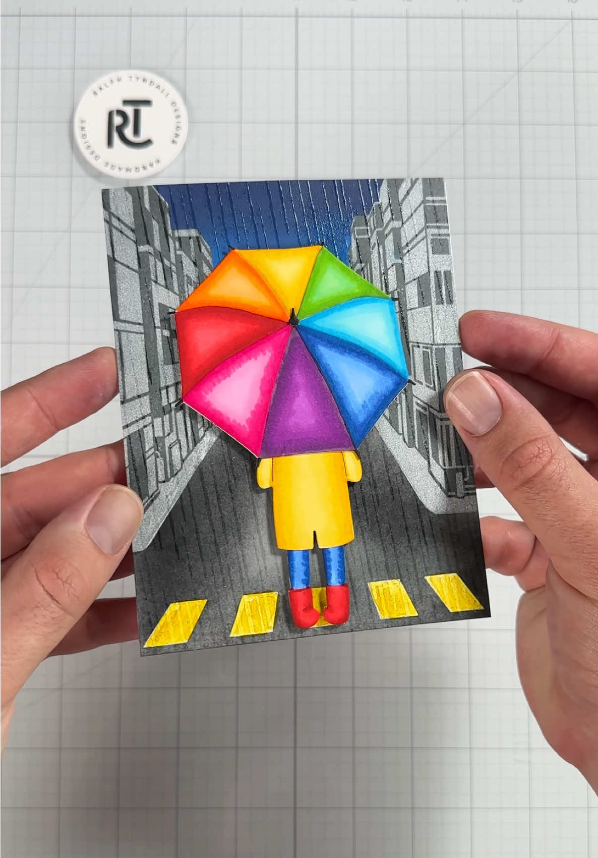A post by @ralphtyndall on TikTok caption: Replying to @Emmy If you’re going through something right now this one is for you 🫶 #cardmaking #asmr #diy #craft 