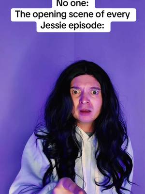 A post by @tyler_warwick on TikTok caption: I’m so glad we’re finally talking about how unhinged every Jessie opening scene was 😩💀 #jessie #disneychannel #intro #themesong #debbyryan 