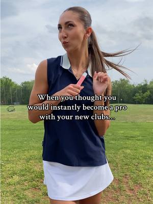 A post by @melaniewilking on TikTok caption: Humbled real quick🤣 #golf #golftiktok #hobby 