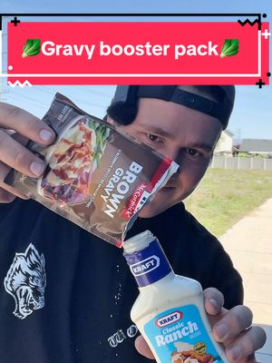 A post by @datrashmaaan on TikTok caption: Brown gravy booster pack!!👀🥬#bluecollar #trashsalad #boydinner #bringbackboydinner #Gatorbull 