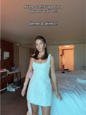 A post by @izzyoller on TikTok caption: All the outfits I wore today while on vacation in Vegas!!