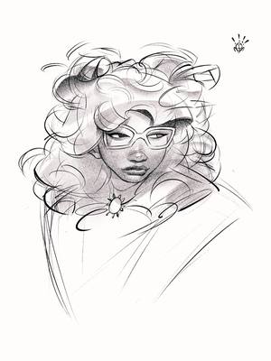 A post by @colehairlesscat on TikTok caption: Portrait Timelapse! 