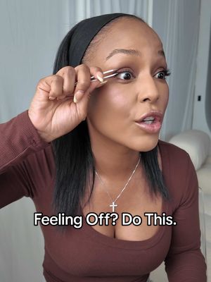 A post by @latoyabruh on TikTok caption: Don’t feel like it? That’s your sign to do it anyway. Show up for you big or small. We got this 💪🏽  @Fenty Beauty @tarte cosmetics @NARS Cosmetics @Laura Mercier @Patrick Ta Beauty @ONE SIZE BEAUTY @maccosmetics @Anastasia Beverly Hills  #GRWM #MakeupTok #SoftGlam #ConfidenceBoost #EnergyShift #MotivationTok #DailyMotivation #SelfLoveJourney #MindsetShift #GetReadyWithMe #fyp