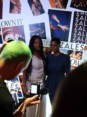 A post by @jeneenaylor on TikTok caption: Let’s try on some diamonds!!! @Zales Jewelers #vlog