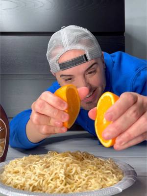 A post by @yoeslan on TikTok caption: Monster eats delicious noodles 🍜 #funnyvideo #monsterundermybed 