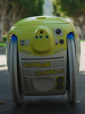 A post by @starwars on TikTok caption: The Droid you're looking for. Get the special edition Star Wars-inspired G1T4-M1N1 available today at DisneyStore.com.