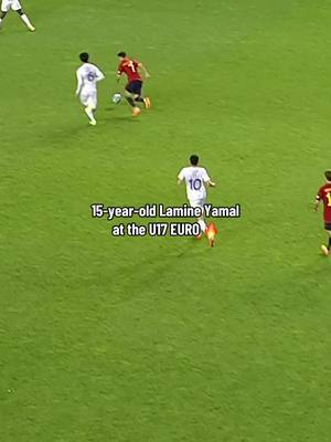 A post by @euro2024 on TikTok caption: What a special talent 🪄 #LamineYamal #U17EURO 