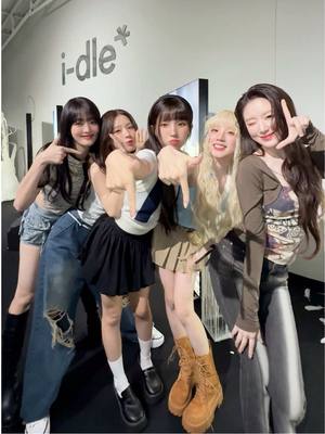 A post by @official_i_dle on TikTok caption: i-dle 7th ANNIVERSARY! I love ya 🥳💖  #아이들 #idle #LATATA