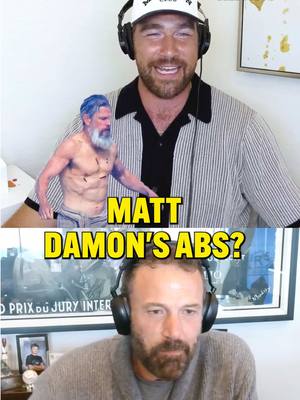 A post by @newheightshow on TikTok caption: 🗣️ STOP SHOWING BEN PICS OF MATT DAMON’S ABS 