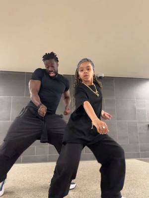 A post by @isaacmik on TikTok caption: When lil queen matches your vibe @Keisha_KC 😁🔥