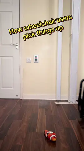 A post by @mickey.bushell on TikTok caption: Ever wondered how I do things compared to other wheelchair users? #wheelchairuser #wheelchair #wheelchairlife 