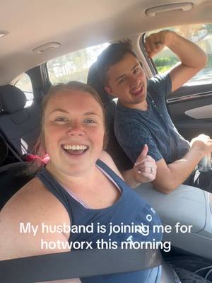 A post by @nataliemreyes on TikTok caption: I LOVE when hubs joins me for morning hotworx sessions🥵🔥 #hotworxvenice #hotworx #florida #fyp @Matthew Reyes 