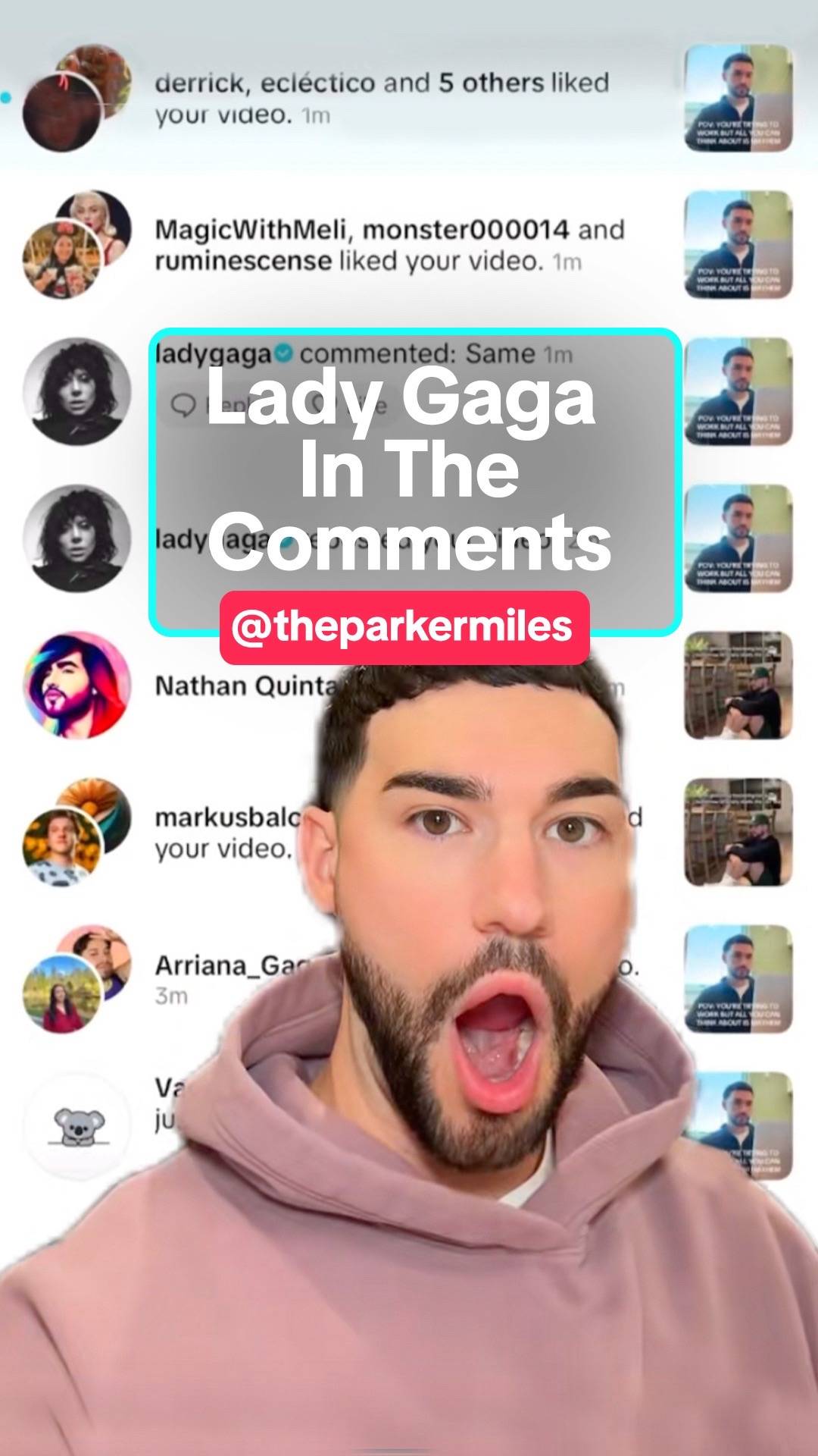 A post by @tiktok on TikTok caption: @ladygaga’s relationship with her monsters is so special 🥹