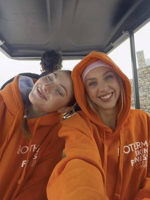 A post by @carlottafiasella on TikTok caption: il vento a Mykonos è folle!! Vi racconto le mie 48h qui insieme a @Biotherm 💙☀️ #invitedby #WorkOutWorkIn #SkinFitnessClub #SkinCare