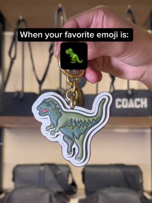 A post by @coach on TikTok caption: Did you know that our brand mascot is a T-Rex named Rexy? 🦖 #CoachNY #CoachRexy 
