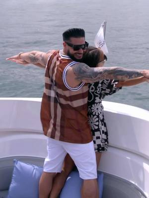 A post by @jerseyshore on TikTok caption: oh to party on a boat with the fam! 🥳🚢 #JSFamilyVacation #jerseyshore #realitytv #miami