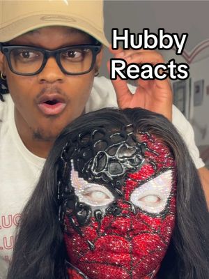A post by @beatsbydeb on TikTok caption: brb, crying🥹 he made me feel so much better about this look🫶🏽 #hubbyreacts 