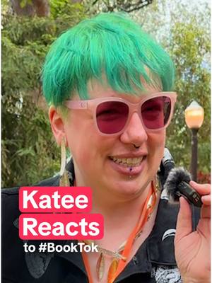 A post by @tiktok on TikTok caption: had a spicy convo with @Katee Robert-Hird at the LA Times Festival of Books 🔥 @Casablanca | Romance Reads 