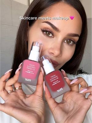A post by @jennatanisha on TikTok caption: Skincare meets makeup!! Mainos @House of Hur Love how lightweight yet buildable these Moist Ampoule Blushers are, perfect for summer 🌺🌸🍒 You can shop these blushes at @YesStyle & Amazon 🥰 #SkinCare #makeup #blush #houseofhur 
