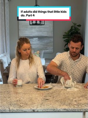 A post by @daniel.labelle on TikTok caption: If adults did things that little kids do. Part 4