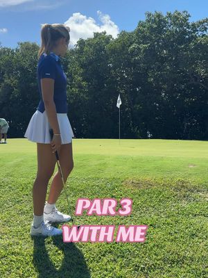 A post by @gabbyygonz on TikTok caption: a realistic par 3 as a new golfer 😆 #golf #golfgirl #par3 