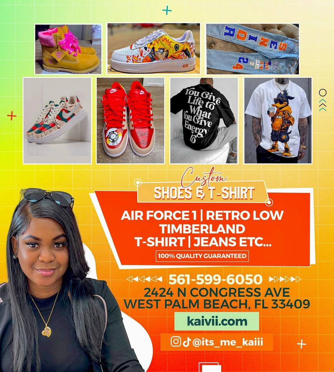 A post by @tatiemendel66 on TikTok caption: Follow @kaivii_art 🎨💞 #customshoes #TikTokShop #customsneakers #customshirt #custompants 