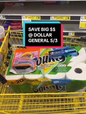 A post by @crazydealsandsteals on TikTok caption: This @Dollar General deal is valid 5/3/25 ONLY! SAVE THIS VIDEO, so you don’t forget any steps of the process! Whose got questions? #savings #couponer #howtocoupon #couponing #howtosavemoney #extremecouponing #dollargeneralfinds #dollargeneraldeals #dollargeneralcouponing #dgcouponing 
