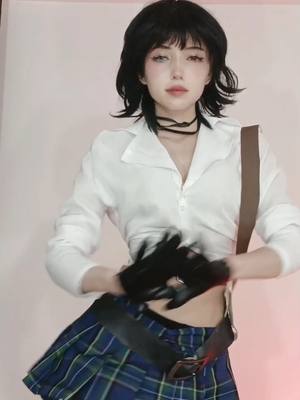 A post by @adrimarced on TikTok caption: listo para el cosplay de Dante ? #mary #devilmaycry #dmc #lady 
