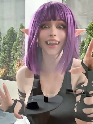 A post by @pinkchyu on TikTok caption: Would you open the door? #esil #sololeveling #sololevelingmanhwa #cosplay #korea 
