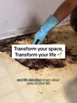 A post by @nottheworstcleaner on TikTok caption: It’s time to say goodbye to clutter and hello to mental clarity, Transform your space and transform your mind 🧠✨ #MindfulCleaning #DeclutterYourLife #SelfcareJourney #CleaningTherapy #cleanwithme #MentalHealthMatters #DeclutterJourney #cleantok 