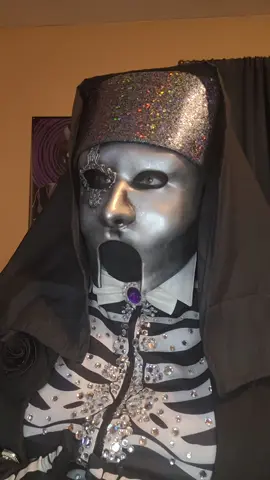 A post by @bloodbathqueen_sfx on TikTok caption: #onyxghoul #thebandghost #ghostbctok #ghostbccosplay #cosplaycommunity #ghoul #ghostbccosplay #followformore #followformore #viral 