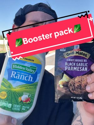 A post by @datrashmaaan on TikTok caption: Black garlic Parmesan booster pack!!!🥬✨also @@Jonnysips_2.0you were right about that combo 👀#b#bluecollart#trashsaladb#boydinnerb#bringbackboydinnerG#Gatorbull