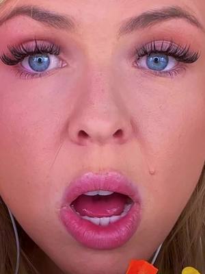 A post by @realhunnibee on TikTok caption: Literally made a fart sound 😂💨 . . . . . . . #asmr #asmrsounds #hunnibeeasmr #satisfying #satisfyingvideo #eating #eatingasmr #trending #foryou #foryoupage #shorts #reels #viral #explorepage #hunnibee