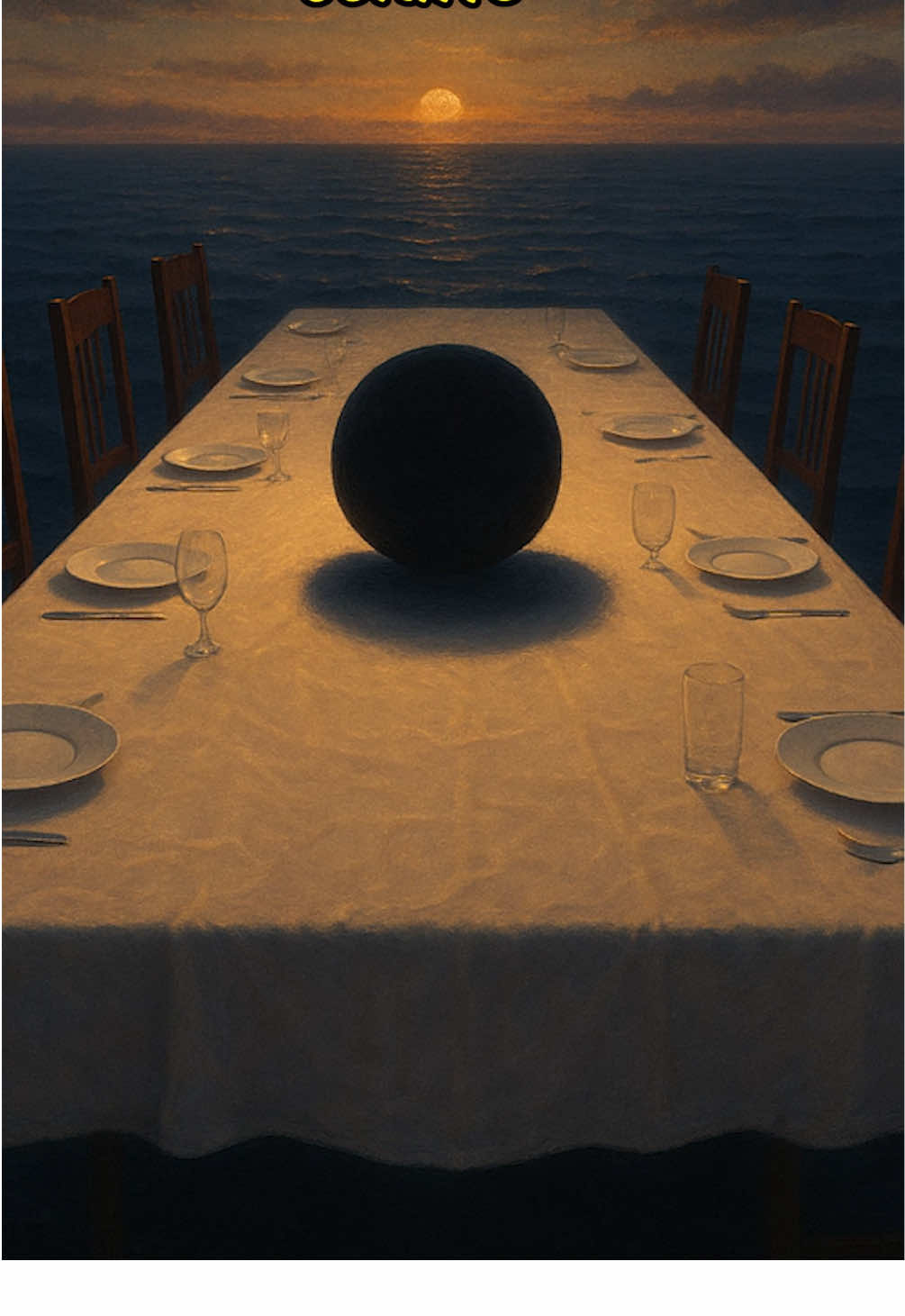 A post by @hermanoskida on TikTok caption: Hay algo en la mesa que nunca nombramos... ⚫ #booktoker #BookTok #BookLovers #CuentosCortos #EscritoresLatinos #FicciónEnEspañol