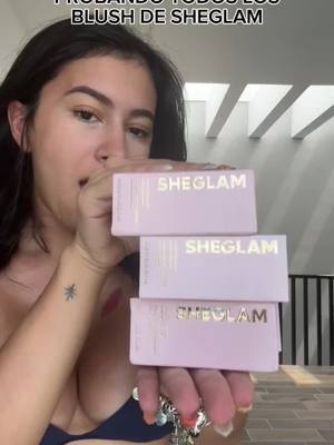 A post by @odalys_jm on TikTok caption: Calificando los nuevos rubores que me pedí de SHEGLAM ¿cuál usarías tú? @SHEGLAM #SHEGLAM #SHEGLAMBlush #SHEGLAMLiquidFam"