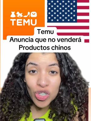A post by @dayanechrissel on TikTok caption: Temu Anuncia que no venderá  Productos chinos en Estados Unidos por la implementación de los aranceles por el presidente a Donald Trump #usa #temu #shein #donaldtrump 