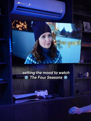 A post by @netflix on TikTok caption: time to watch the four seasons as tina fey intended ☕ #TheFourSeasons is now playing!!