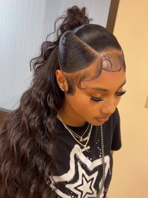 A post by @ulithaircompany on TikTok caption: 3D half up half downn is so pretty😍😍🤌🏾🤌🏾 Amazing work by @a.veryuniquetouch on IG🔥🔥 #halfuphalfdown #3dhalfuphalfdown #halfuphalfdownhairstyle #hairbun #sleekponytail #ponytail #edges #edgesonfleek #edgeslaid #deepwave #deepwavehair #loosedeepwave #loosewave #hairbundles #hairweave #hairextensions #blackgirlhair #blackgirlhairstyles #blackgirlmagic #fypシ #fypageシ #fypシ゚viral #fyppppppppppppppppppppppp #viralvideo #ulithair #ulithairwig #ulitwig