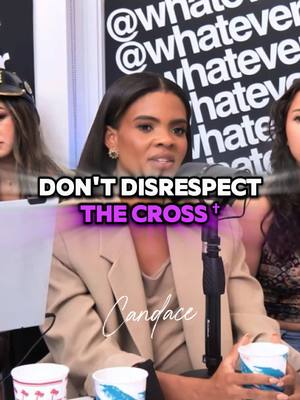 A post by @candaceoshow on TikTok caption: Wearing a cross with that shirt is crazy... #Candace 