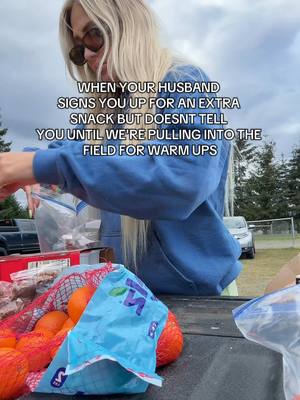 A post by @maggiegoodeill on TikTok caption: He's actually fired #momtok #momlife #mom #baseballlife #husbandandwife 
