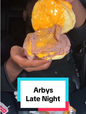 A post by @mr.chimetime on TikTok caption: Trying @Arbys AFTER Midnight😈 🕛 .. #ncfoodie #arbys #foodreview #foodcritic 