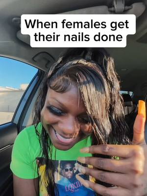 A post by @itsliddymechelle on TikTok caption: Be doing the most  #BigLiddy #TheLiddyShow #FYP #nowthatstv #nails #comedy #skit #blackwomen 